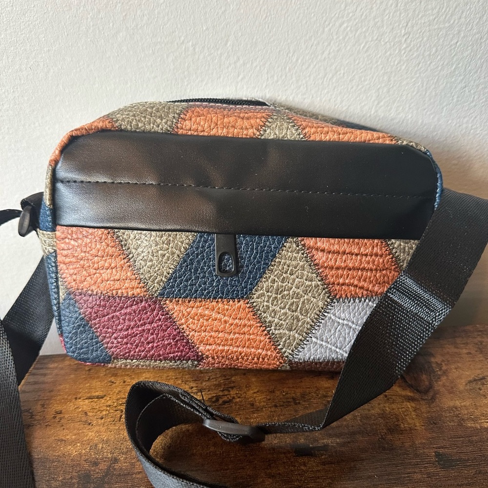 Bag Bundle Geometric Patterned Bag, Denim Headban… - image 2